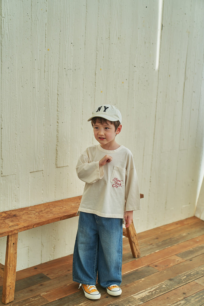 Green Tomato - Korean Children Fashion - #childofig - NY Pocket Tee - 11