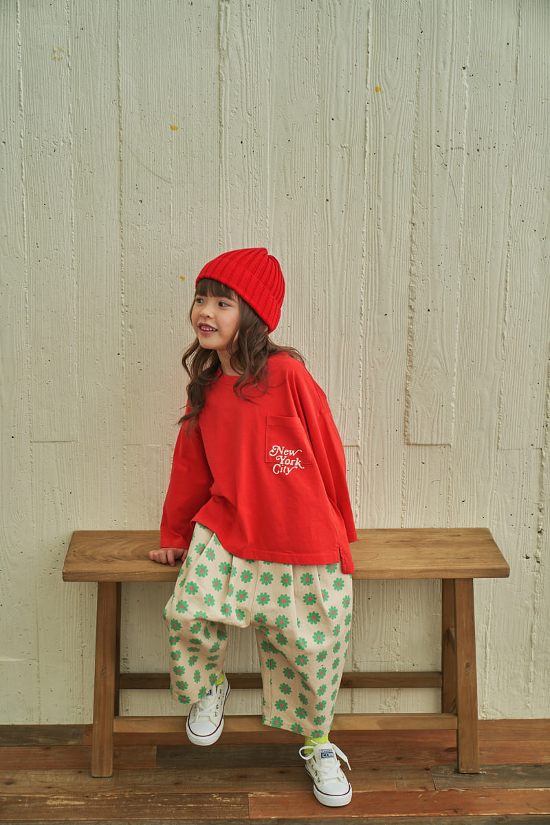 Green Tomato - Korean Children Fashion - #minifashionista - NY Pocket Tee - 9