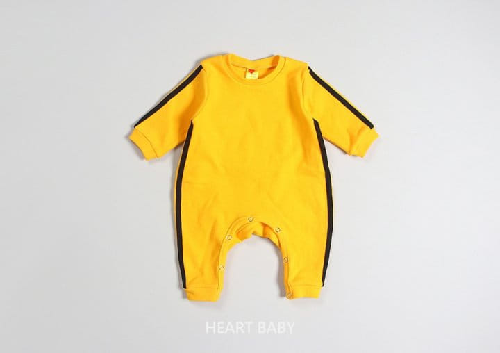 Heart Baby - Korean Baby Fashion - #babyboutiqueclothing - Bruce Lee Body Suit