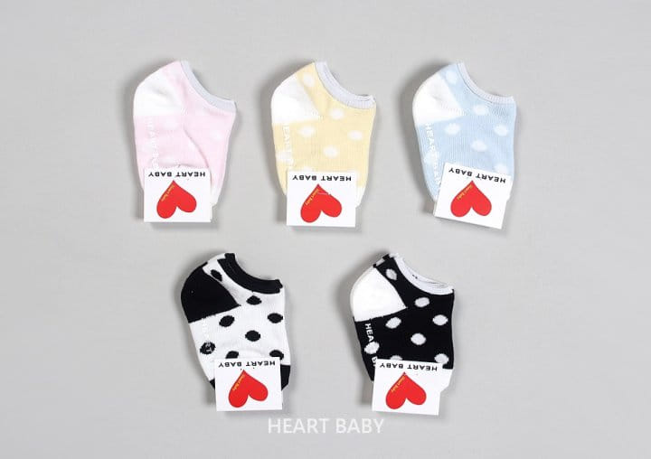 Heart Baby - Korean Baby Fashion - #babyoninstagram - Dot Socks