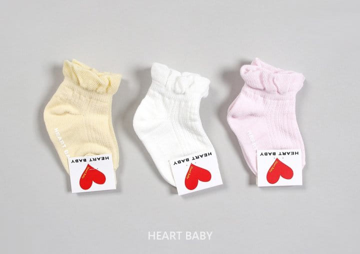 Heart Baby - Korean Baby Fashion - #babyootd - Ruffle Sneakers Socks