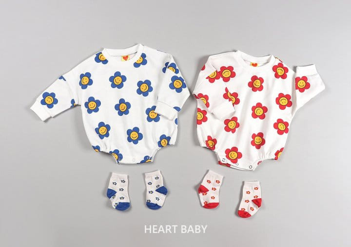 Heart Baby - Korean Baby Fashion - #onlinebabyboutique - Daisy Body Suit