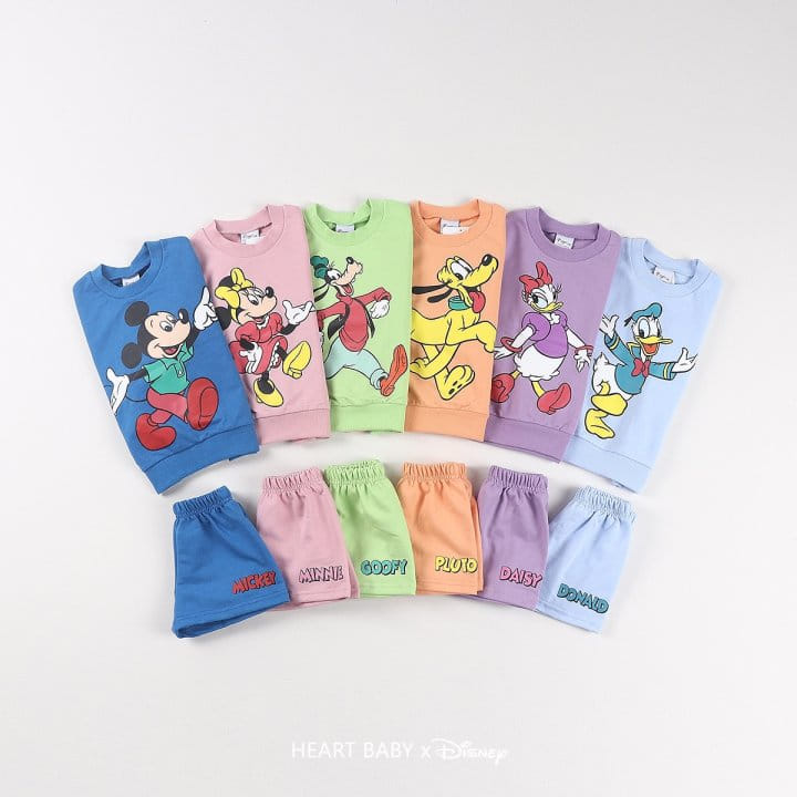 Heart Baby - Korean Children Fashion - #magicofchildhood - M Friends Shorts Top Bottom Set