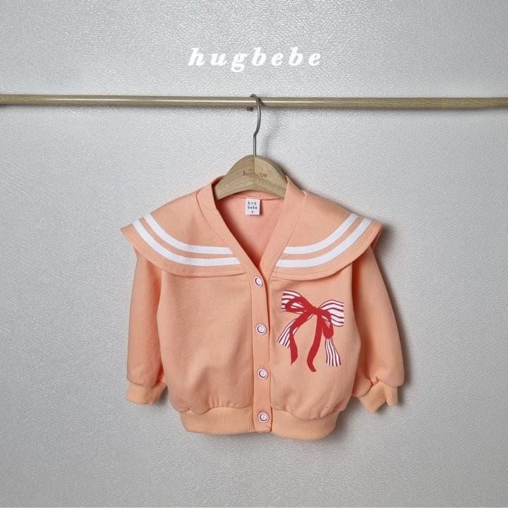 Hug Bebe - Korean Children Fashion - #Kfashion4kids - Sera Collar Ribbon Cardigan - 9