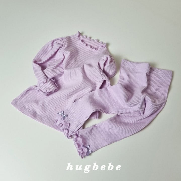 Hug Bebe - Korean Children Fashion - #Kfashion4kids - Soft Rib Puff Tee - 8