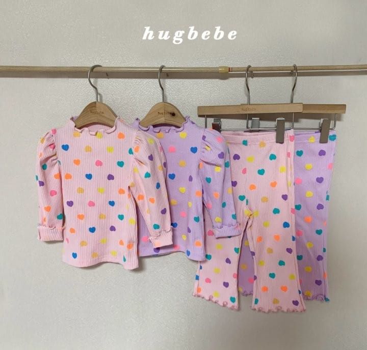 Hug Bebe - Korean Children Fashion - #childofig - Heart Manddang Frill Pants - 5