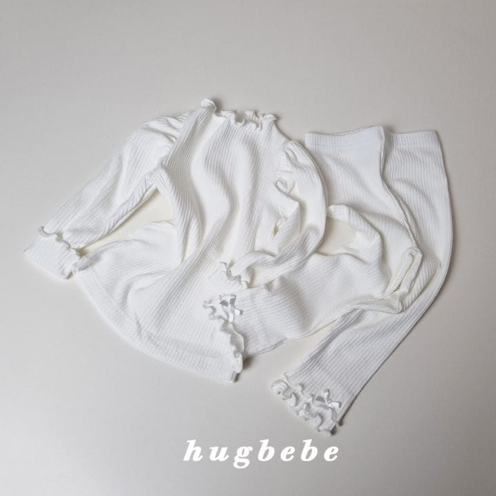 Hug Bebe - Korean Children Fashion - #discoveringself - Soft Rib Puff Tee - 3