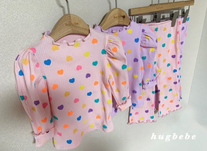 Hug Bebe - Korean Children Fashion - #discoveringself - Heart Manddang Frill Pants - 8