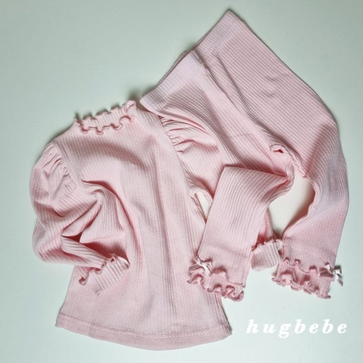 Hug Bebe - Korean Children Fashion - #kidzfashiontrend - Soft Rib Puff Tee - 7