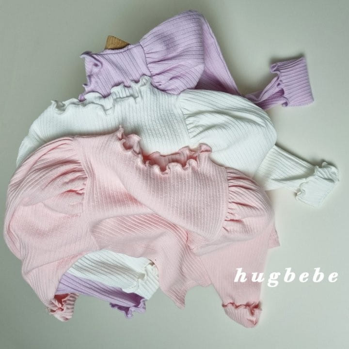 Hug Bebe - Korean Children Fashion - #littlefashionista - Soft Rib Puff Tee - 9