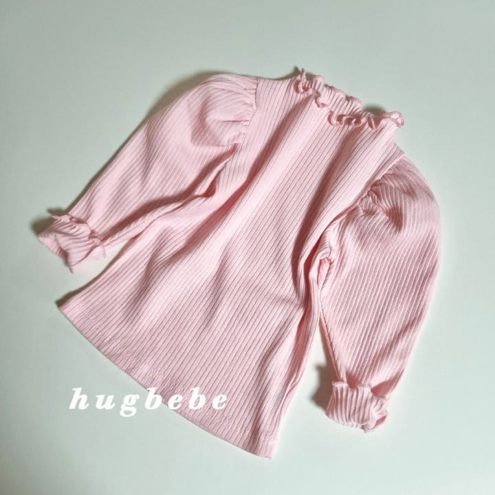 Hug Bebe - Korean Children Fashion - #magicofchildhood - Soft Rib Puff Tee - 10