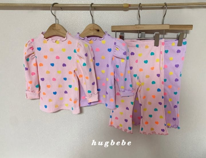 Hug Bebe - Korean Children Fashion - #prettylittlegirls - Heart Manddang Frill Pants