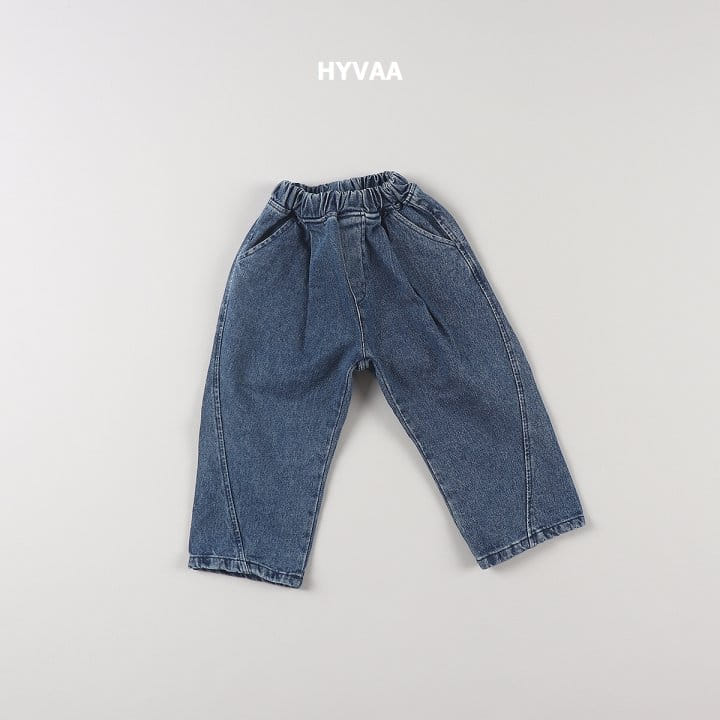 Hyvaa - Korean Children Fashion - #childrensboutique - Twist Denim Pants