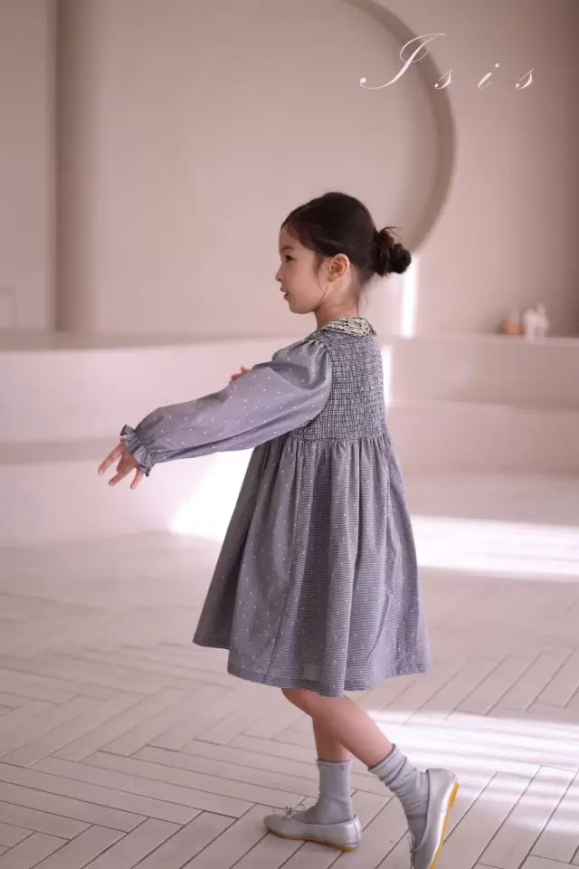 Isis - Korean Children Fashion - #Kfashion4kids - Dot Flower Embroidery One-Piece - 9