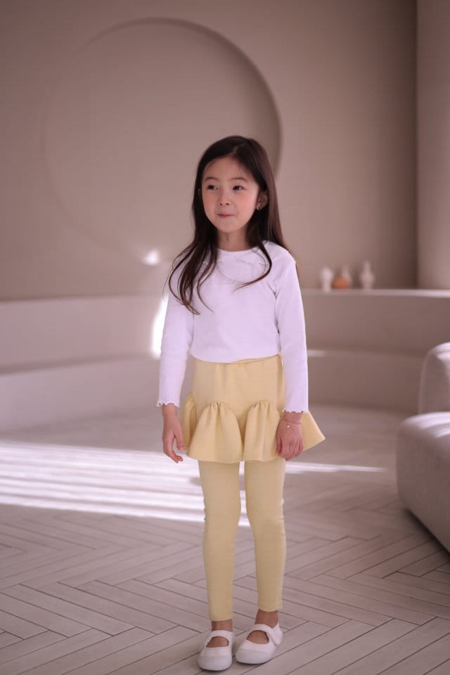 Isis - Korean Children Fashion - #discoveringself - Rounding Collar Tee - 3