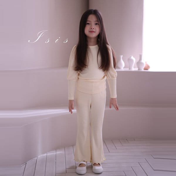 Isis - Korean Children Fashion - #discoveringself - Sleeve Puff Top Bottom Set