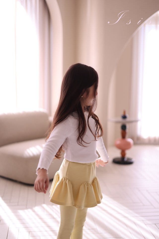 Isis - Korean Children Fashion - #kidsshorts - Rounding Collar Tee - 5