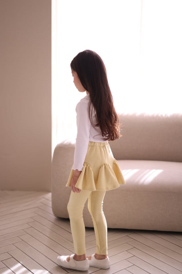 Isis - Korean Children Fashion - #littlefashionista - Rounding Collar Tee - 9