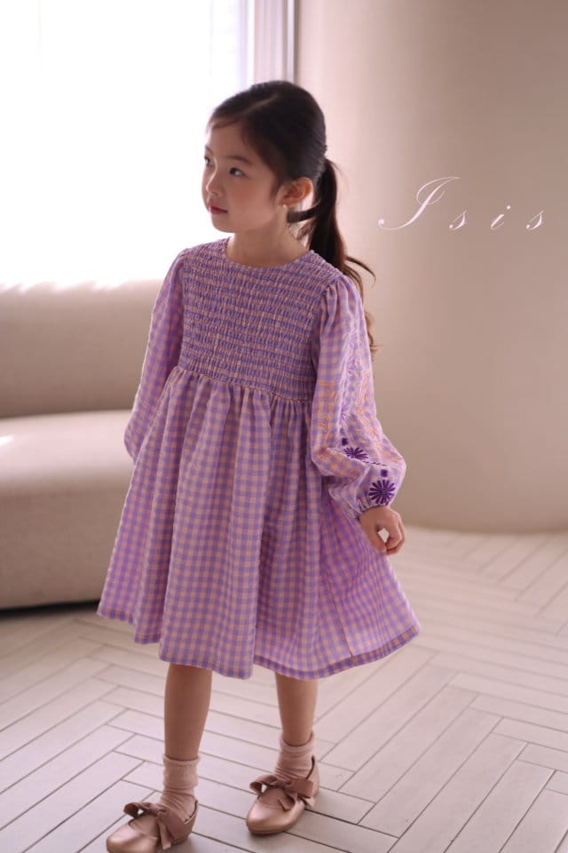 Isis - Korean Children Fashion - #minifashionista - Sleeve Embroidery One-Piece - 10