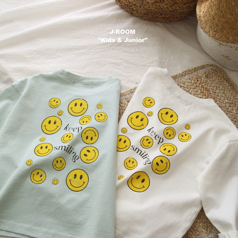 J-Room - Korean Children Fashion - #kidsstore - Lounge Smile Tee - 5