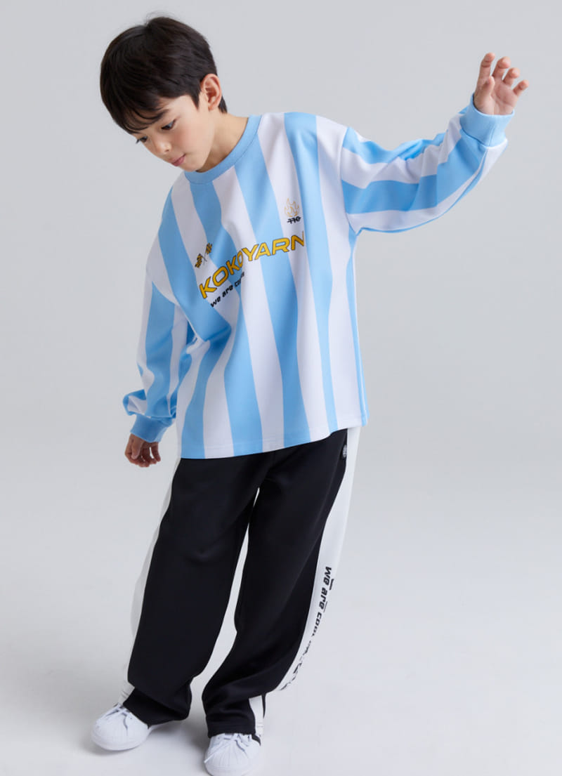 Kokoyarn - Korean Children Fashion - #kidsshorts - City Foot Ball Tee - 2