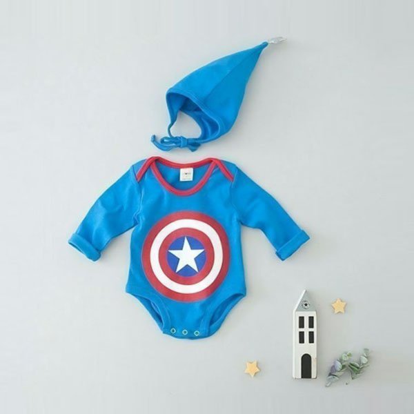 Lemonade - Korean Baby Fashion - #babyclothing - Solid Captin Body Suit