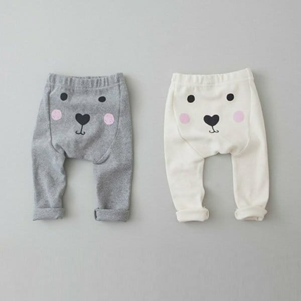 Lemonade - Korean Baby Fashion - #babyoninstagram - Bear Leggings