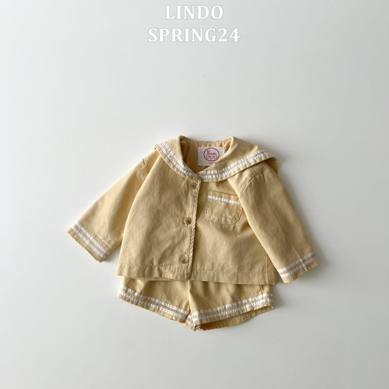 Lindo - Korean Children Fashion - #magicofchildhood - School Top Bottom Set - 3