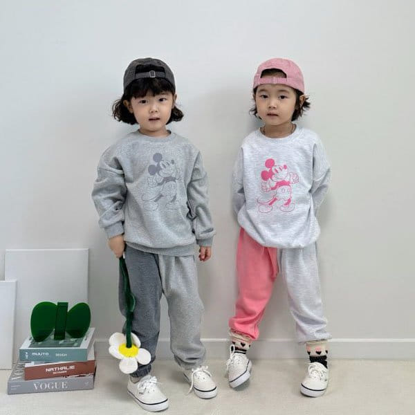 Little Rabbit - Korean Children Fashion - #toddlerclothing - Color Pants Top Bottom Set