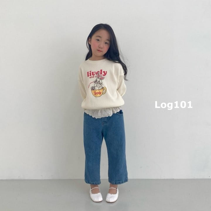 Log101 - Korean Children Fashion - #Kfashion4kids - Any Log Denim Pants - 5