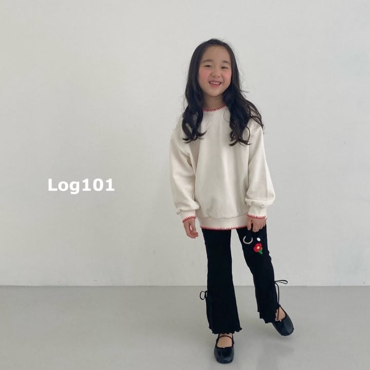 Log101 - Korean Children Fashion - #Kfashion4kids - Dandelion Stitch Sweatshirt - 6