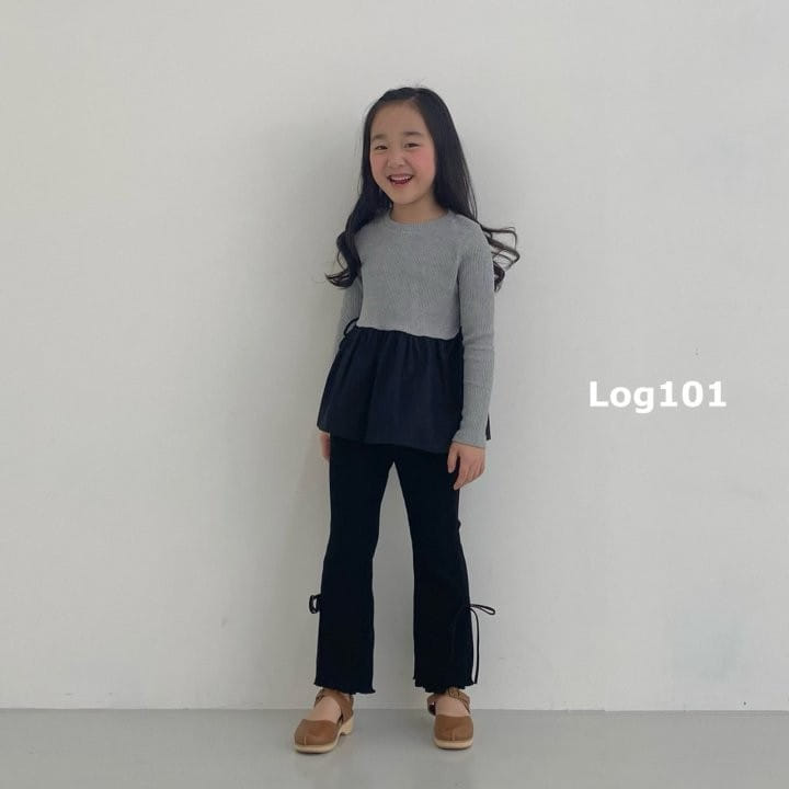 Log101 - Korean Children Fashion - #childofig - Ribbon Color Tee - 8