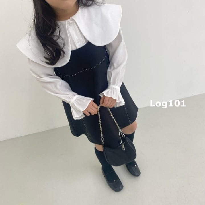 Log101 - Korean Children Fashion - #prettylittlegirls - Model Stitch One-Piece - 4