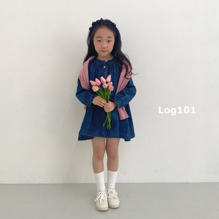Log101 - Korean Children Fashion - #designkidswear - Cindy Denim One-Piece - 9