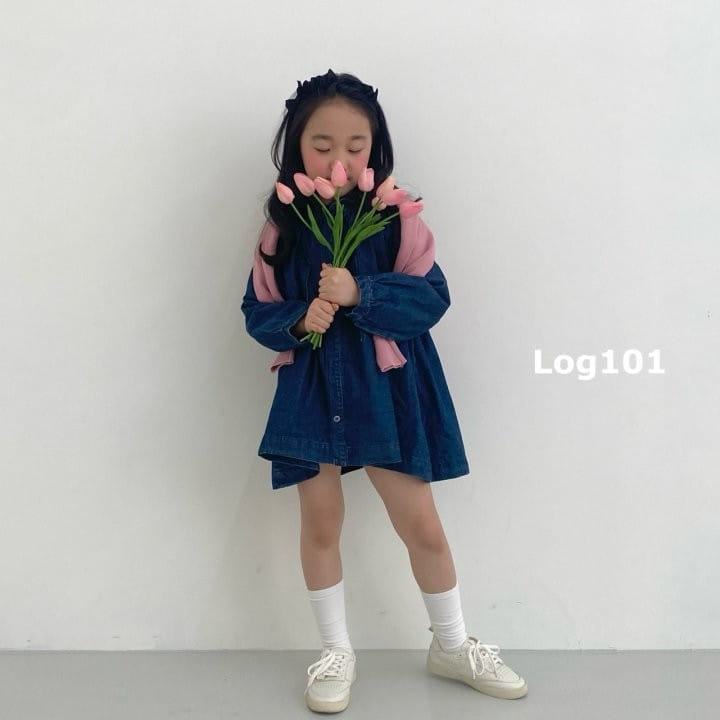 Log101 - Korean Children Fashion - #fashionkids - Cindy Denim One-Piece - 11