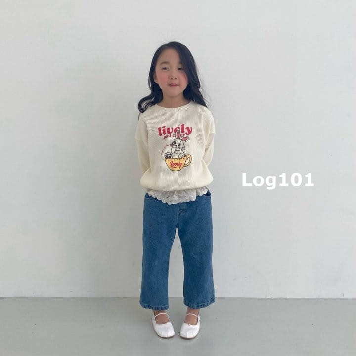 Log101 - Korean Children Fashion - #kidsstore - Any Log Denim Pants - 4