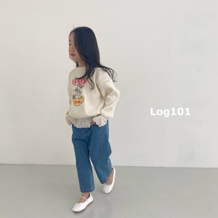 Log101 - Korean Children Fashion - #magicofchildhood - Any Log Denim Pants - 7
