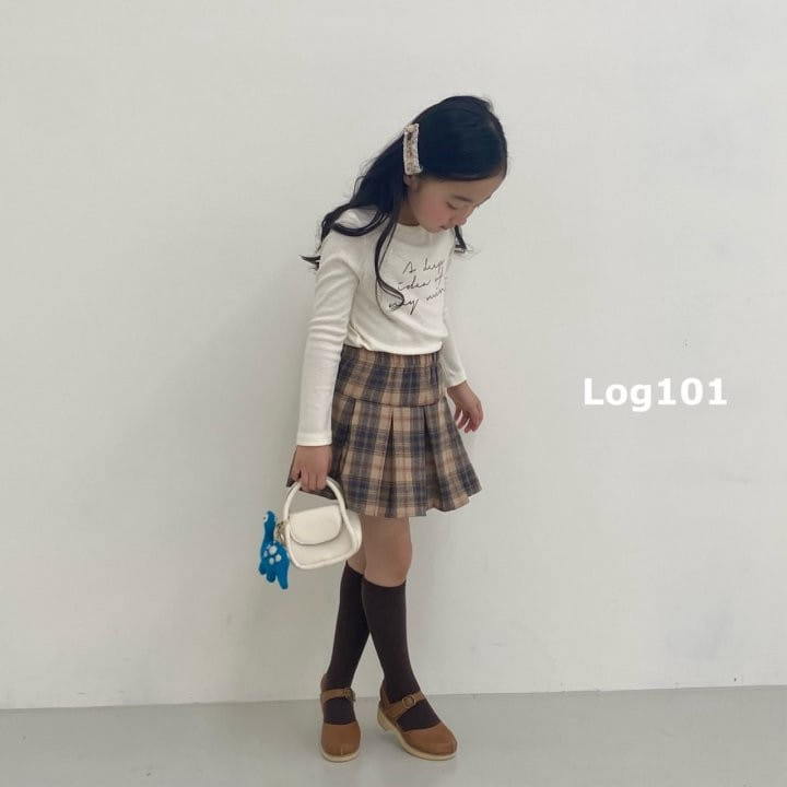 Log101 - Korean Children Fashion - #magicofchildhood - French Checker Wrinkle Skirt - 5