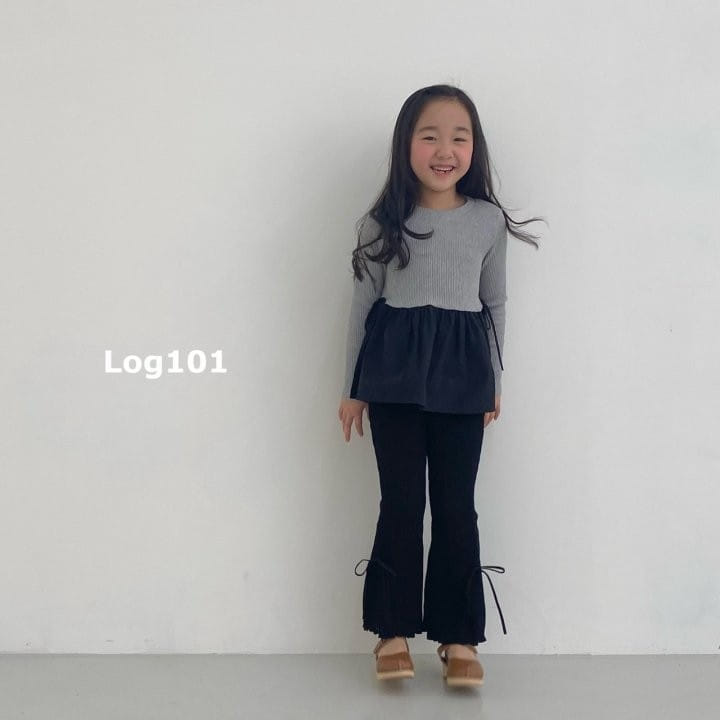 Log101 - Korean Children Fashion - #minifashionista - Ribbon Color Tee - 4