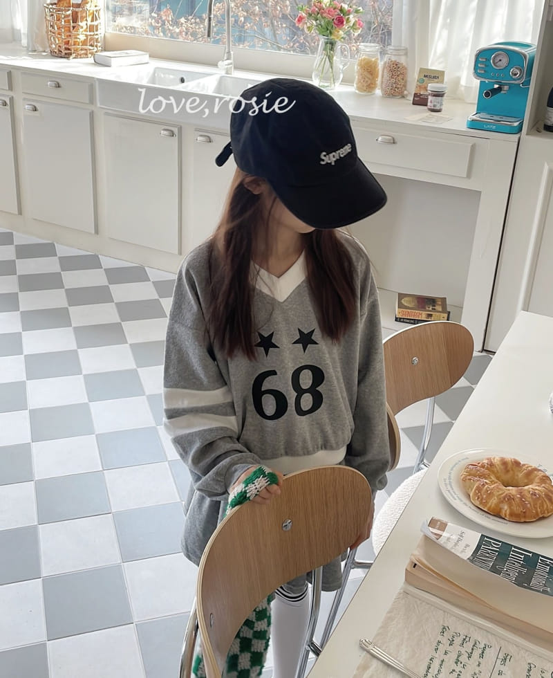 Love Rosie - Korean Children Fashion - #prettylittlegirls - 68 Star Star Towelzi Top Bottom Set - 2