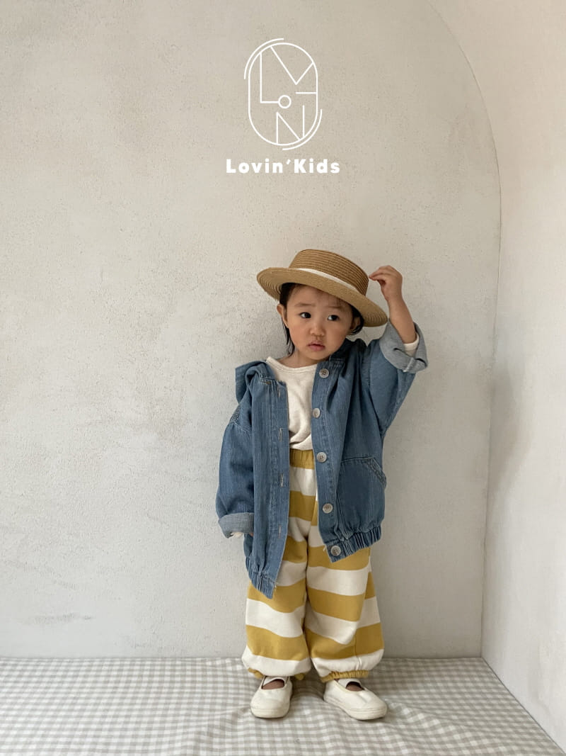 Lovin - Korean Children Fashion - #kidzfashiontrend - Denim Hoody Jumper - 5