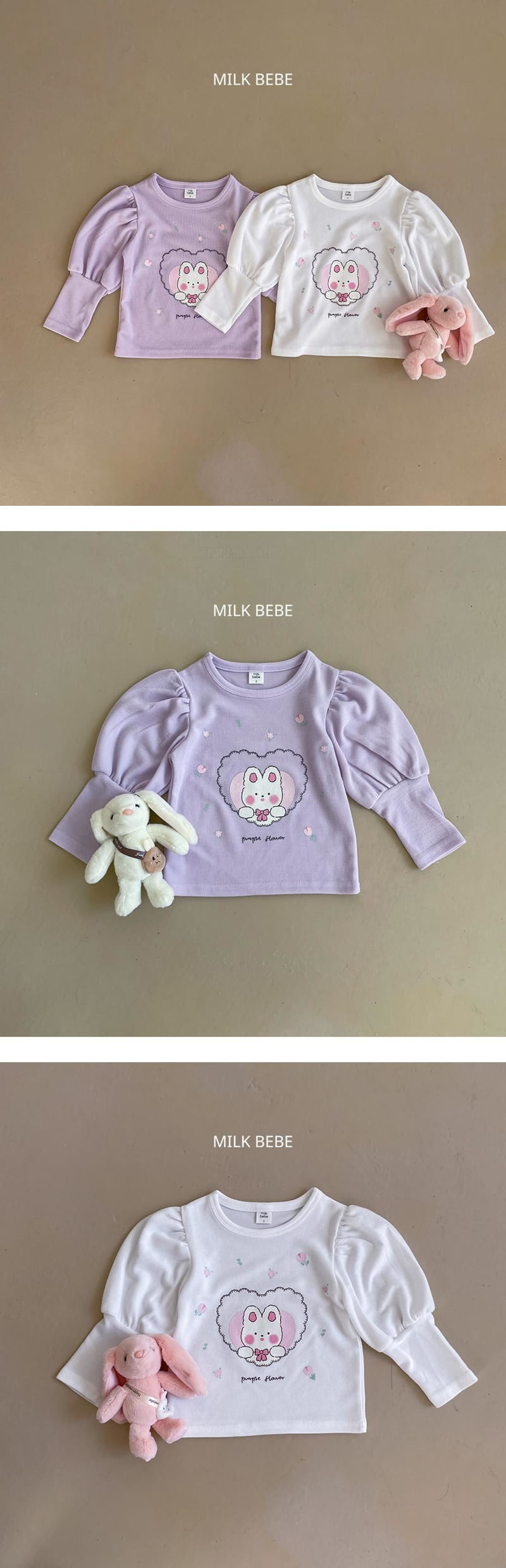 Milk Bebe - Korean Children Fashion - #discoveringself - Blossom Tee - 2