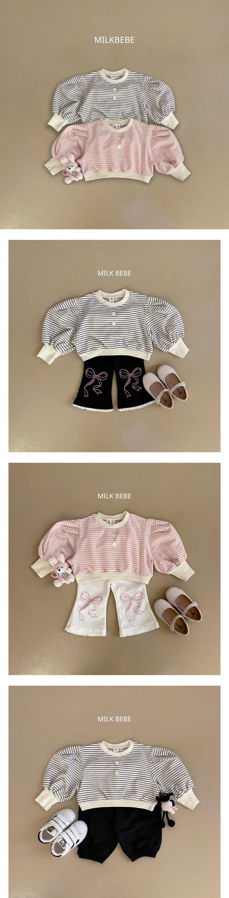 Milk Bebe - Korean Children Fashion - #fashionkids - Bon Bon Tee - 2