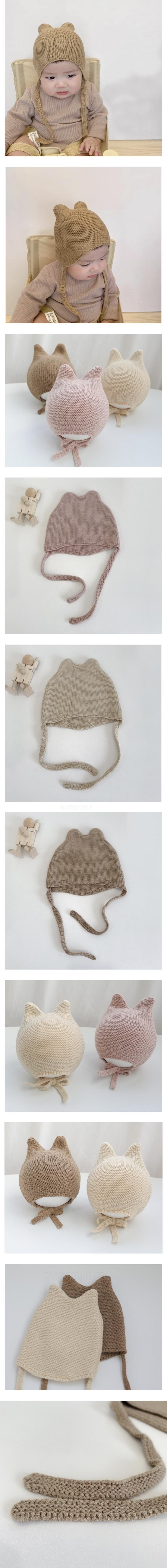 Miso - Korean Baby Fashion - #babyootd - Choco Knit Hats - 2