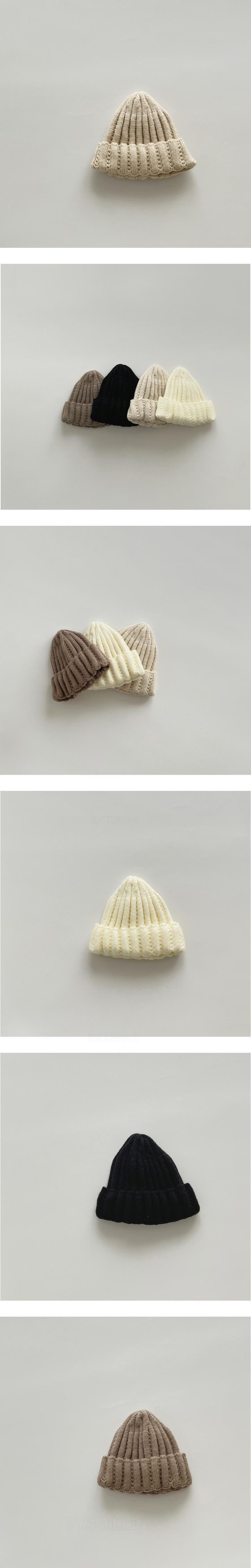 Miso - Korean Baby Fashion - #babyoutfit - Triangle Rib Beanie - 2