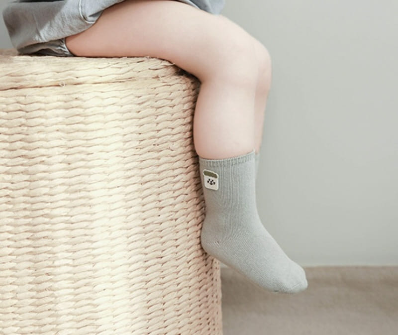 Miso - Korean Children Fashion - #childofig - Mushroom Socks Set - 5