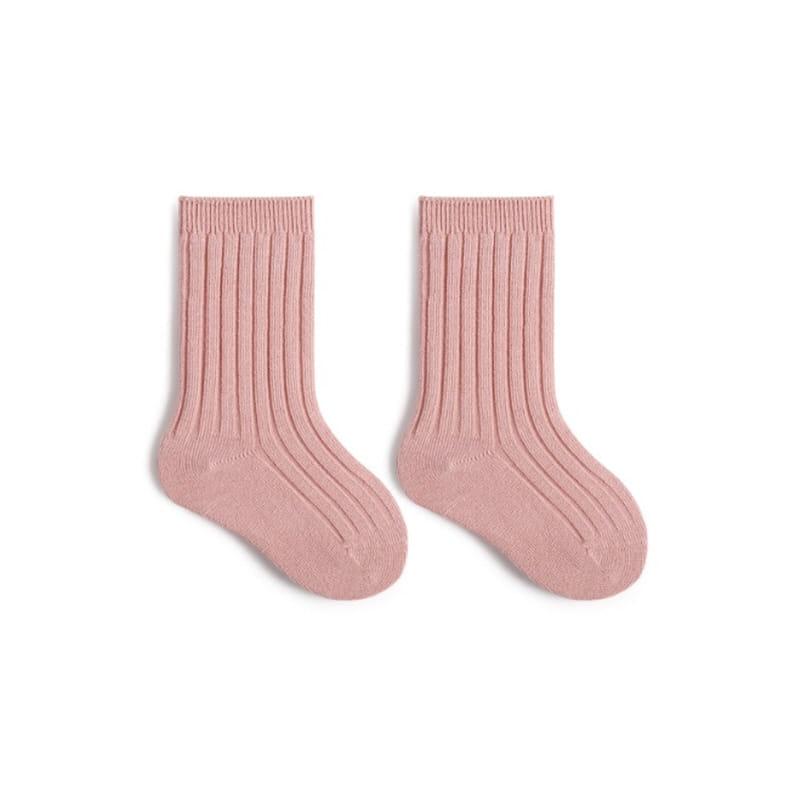 Miso - Korean Children Fashion - #kidsshorts - Tan Color Socks - 11
