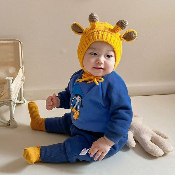 Miso - Korean Children Fashion - #prettylittlegirls - Giraffe Hat