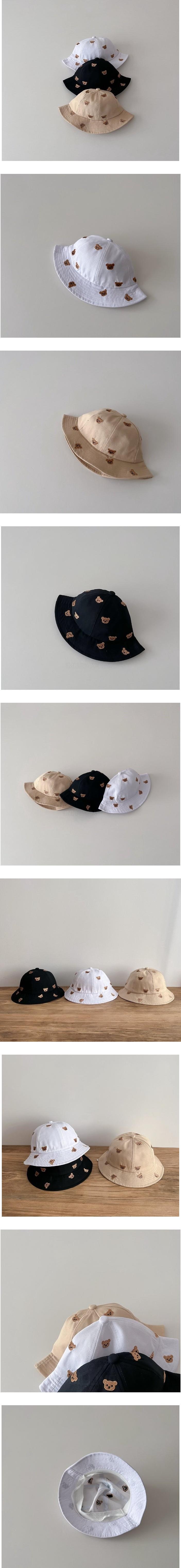 Miso - Korean Children Fashion - #todddlerfashion - Small Bear Bucket Hat - 2