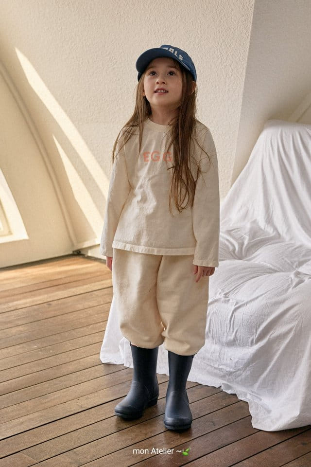 Mon Atelier - Korean Children Fashion - #childofig - Egg Long Sleeve Tee - 6